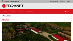 What Debranet.com website looked like in 2018 (5 years ago)