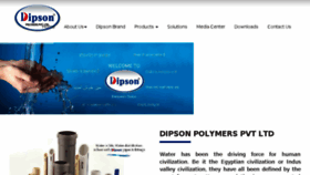 What Dipsonpolymers.com website looked like in 2018 (5 years ago)