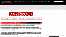 What Dayinrock.com website looked like in 2018 (5 years ago)