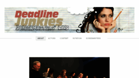 What Deadlinejunkies.com website looked like in 2018 (5 years ago)