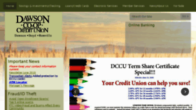 What Dawsonco-opcu.com website looked like in 2018 (5 years ago)