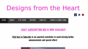 What Designsfromtheheart.co.uk website looked like in 2018 (5 years ago)