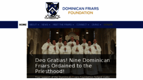 What Dominicanfriars.org website looked like in 2018 (5 years ago)