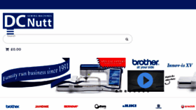 What Dcnuttsewingmachines.co.uk website looked like in 2018 (5 years ago)