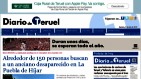 What Diariodeteruel.es website looked like in 2018 (5 years ago)