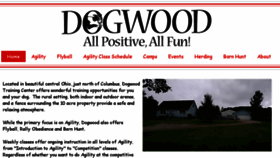 What Dogwoodagility.com website looked like in 2018 (5 years ago)