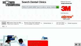 What Dentistsnearby.com website looked like in 2018 (5 years ago)