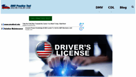 What Dmv-practicetest.com website looked like in 2018 (5 years ago)