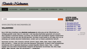 What Deutsche-nachnamen.de website looked like in 2018 (5 years ago)