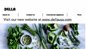 What Dellaproductsusa.com website looked like in 2018 (5 years ago)