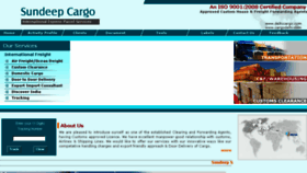 What Delhicargo.com website looked like in 2018 (5 years ago)