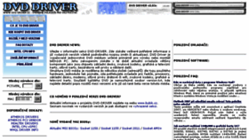 What Dvd-driver.cz website looked like in 2018 (5 years ago)
