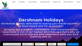 What Darshnam.com website looked like in 2018 (5 years ago)