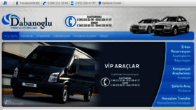 What Dabanoglu.com.tr website looked like in 2018 (7 years ago)
