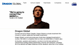 What Dragonglobal.com website looked like in 2018 (5 years ago)