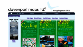 What Davenportmaps.com website looked like in 2018 (5 years ago)