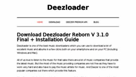 What Deezloader.net website looked like in 2018 (5 years ago)
