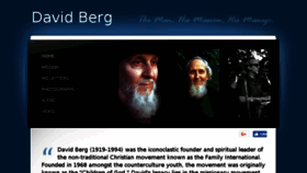 What Davidberg.org website looked like in 2018 (5 years ago)