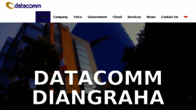 What Datacomm.co.id website looked like in 2018 (5 years ago)