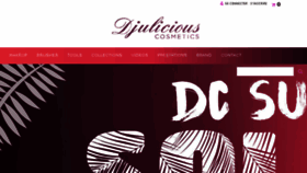 What Djulicious.com website looked like in 2018 (5 years ago)