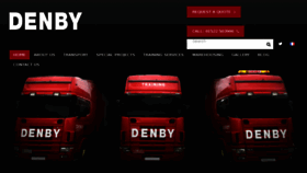 What Denbytransport.co.uk website looked like in 2018 (5 years ago)
