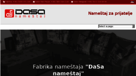 What Dasa-namestaj.com website looked like in 2018 (5 years ago)
