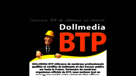 What Dollmedia-btp.com website looked like in 2018 (5 years ago)