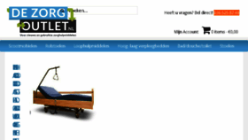 What Dezorgoutlet.nl website looked like in 2018 (5 years ago)