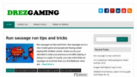 What Drezgaming.com website looked like in 2018 (5 years ago)