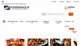 What Delicesdefrance.se website looked like in 2018 (5 years ago)