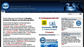 What Dgav.de website looked like in 2018 (5 years ago)