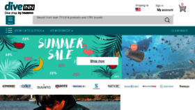 What Diveinn.com website looked like in 2018 (5 years ago)