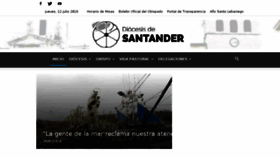 What Diocesisdesantander.com website looked like in 2018 (5 years ago)