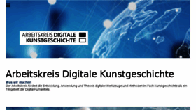 What Digitale-kunstgeschichte.de website looked like in 2018 (5 years ago)