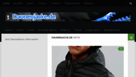 What Daunenjacke.de website looked like in 2018 (5 years ago)