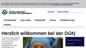What Dgkj.de website looked like in 2018 (5 years ago)