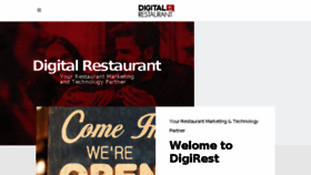 What Digirest.com website looked like in 2018 (5 years ago)