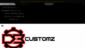 What Dbcustomz.com website looked like in 2018 (5 years ago)