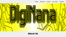 What Diginana.com website looked like in 2018 (5 years ago)