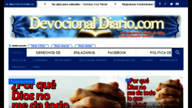 What Devocionaldiario.com website looked like in 2018 (5 years ago)