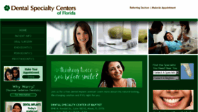 What Dentalspecialtyflorida.com website looked like in 2018 (5 years ago)
