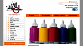 What Diseno.com.sv website looked like in 2018 (7 years ago)