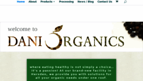 What Daniorganics.com website looked like in 2018 (5 years ago)