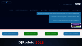 What Djrodeio.com.br website looked like in 2018 (5 years ago)