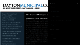 What Daytonmunicipalcourt.org website looked like in 2018 (5 years ago)