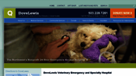 What Dovelewis.org website looked like in 2018 (5 years ago)