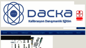 What Dackakalibrasyon.com website looked like in 2018 (5 years ago)