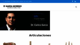 What Drgarzamoreno.com website looked like in 2018 (5 years ago)