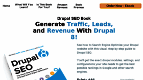 What Drupal8seo.com website looked like in 2018 (5 years ago)