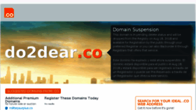 What Do2dear.co website looked like in 2018 (5 years ago)